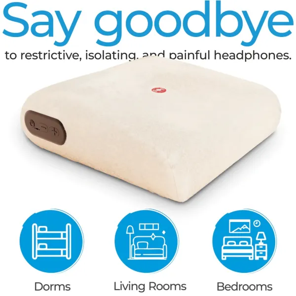 KARE Audio Head Spot Bluetooth Bone Conduction Pillow | White