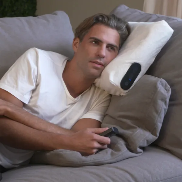 SonicCast Bone Conduction Pillow ONLY (no transmitter) | Ivory