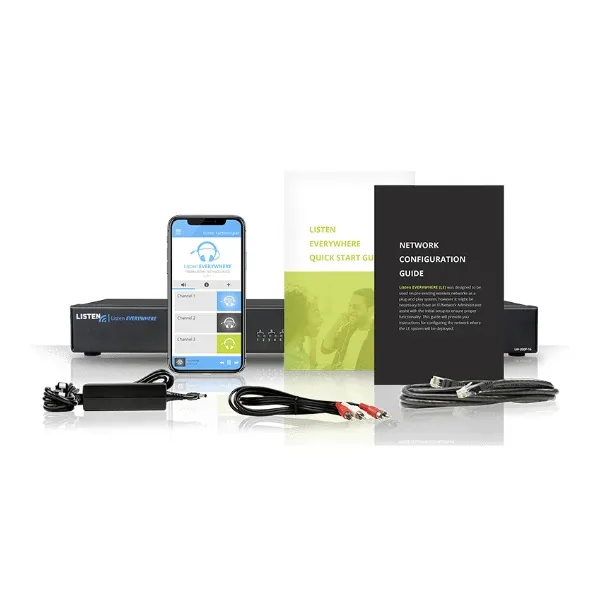Listentech Listen Everywhere Sixteen-Channel Server Assistive Listening for Smart Phones