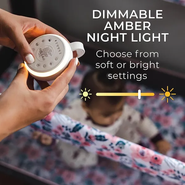 Yogasleep Hushh+ Travel Sound Machine with Wireless Speaker and Night Light