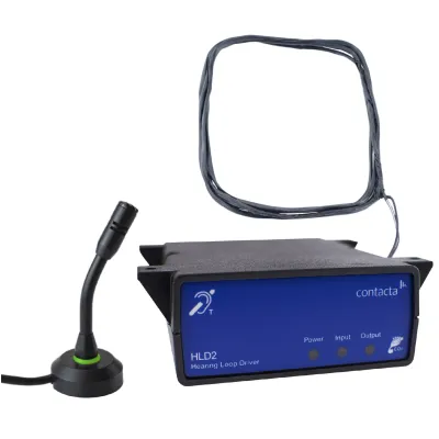 Contacta HLD2 Under Counter Loop Amplifier + M72 microphone