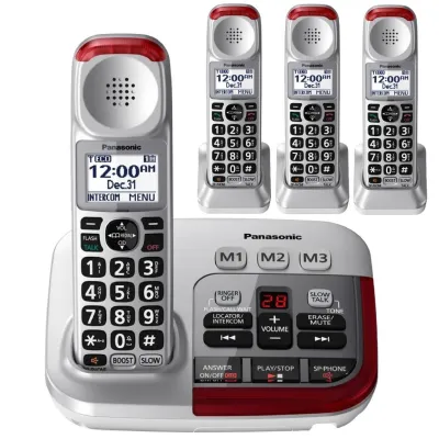 Panasonic KX-TGM450S Amplified Phone with (3) extra handsets