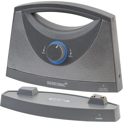 Sereonic Wireless TV Speaker | Light Grey
